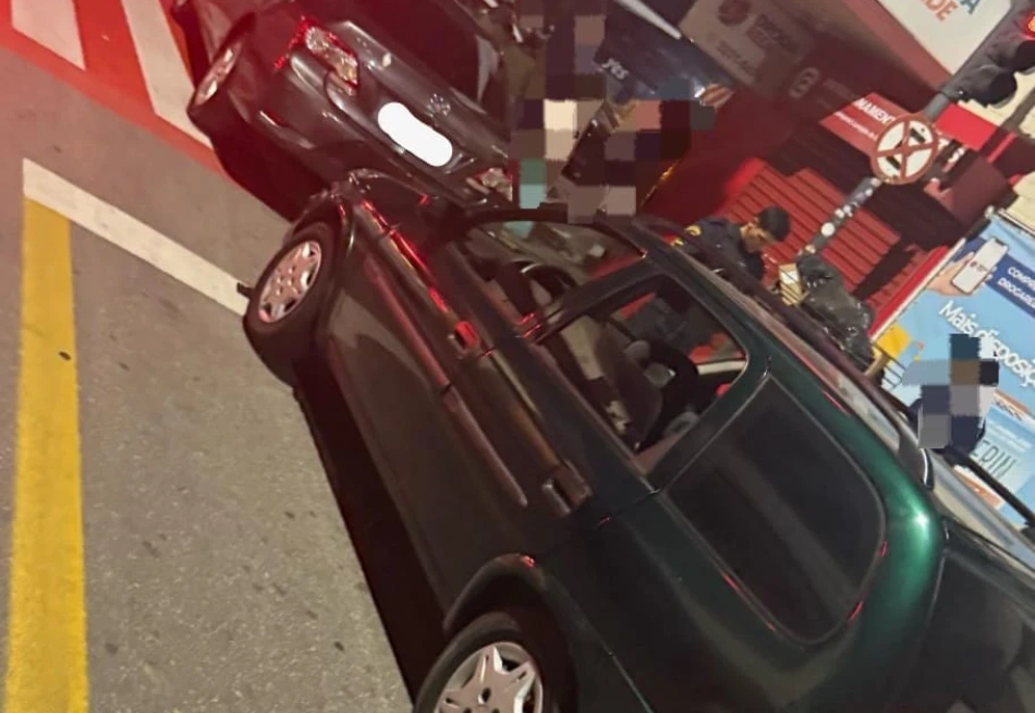 PARÁ DE MINAS | Homem é preso por embriaguez ao volante após acidente no Centro