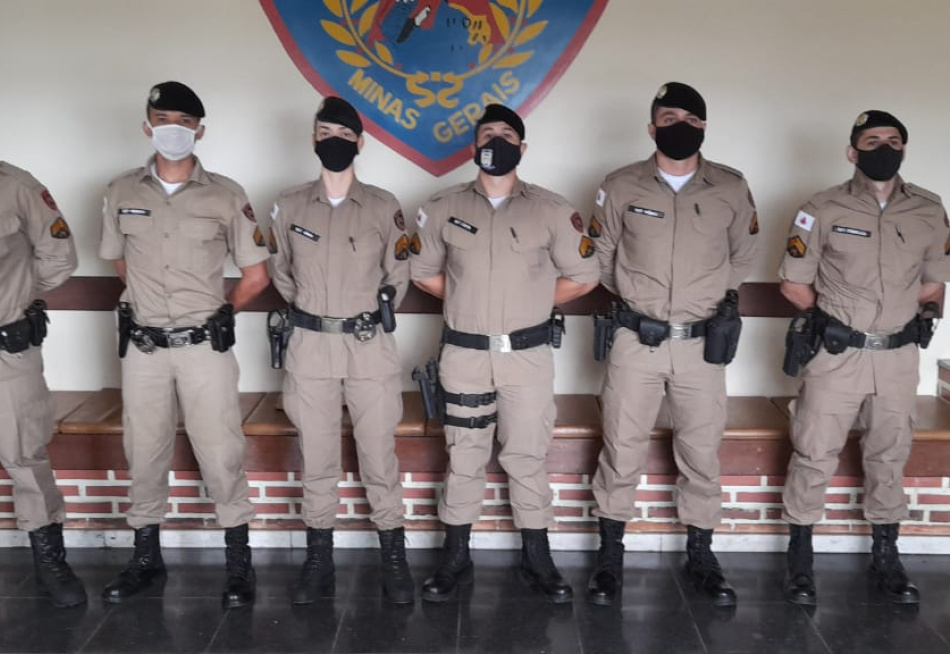 19ª Cia PM Ind recebe o reforço de sete militares que atuarão no policiamento da Unidade