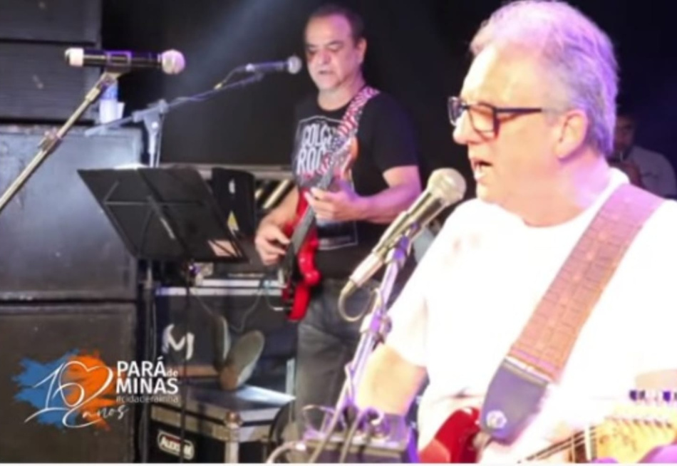 Segunda noite do Drive in Cultural foi marcada pelo rock e o anúncio de recursos para a saúde em Pará de Minas