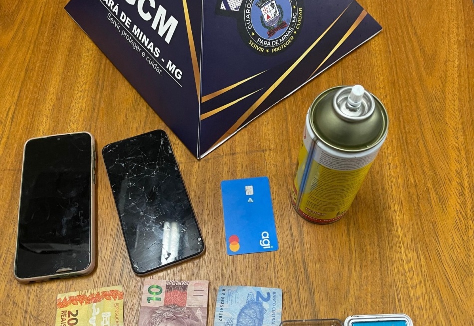Guarda Civil de Pará de Minas apreende drogas e detém dois suspeitos de tráfico no bairro JK