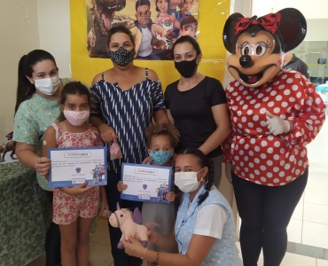 UBS no bairro João Paulo II promoveu ação especial para a vacinação de crianças contra a Covid-19