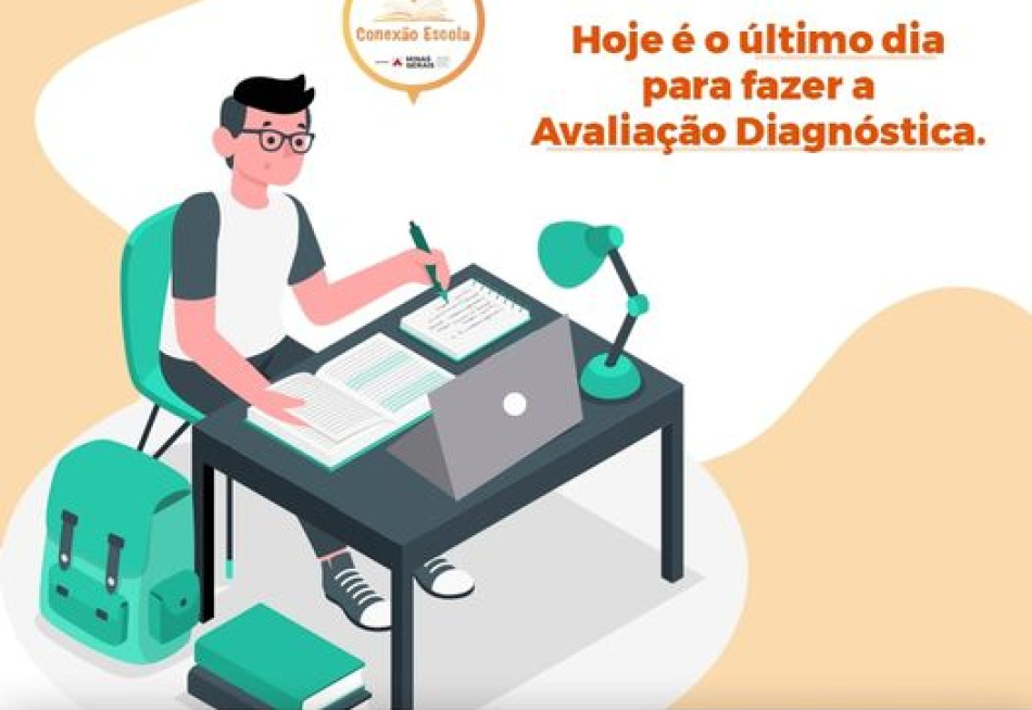 Termina nesta quarta-feira o prazo para os alunos do ensino médio da rede estadual de Minas realizarem a Avaliação Diagnóstica