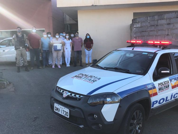 Polícia Militar realiza escolta das vacinas contra Covid-19 na região Centro-Oeste