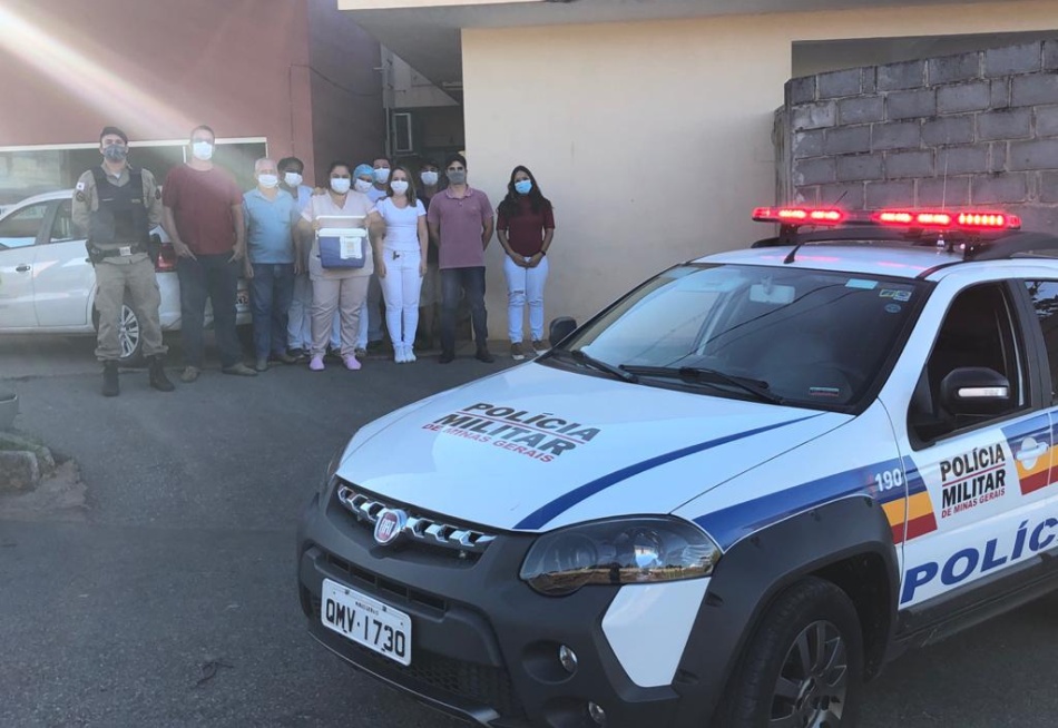 Polícia Militar realiza escolta das vacinas contra Covid-19 na região Centro-Oeste