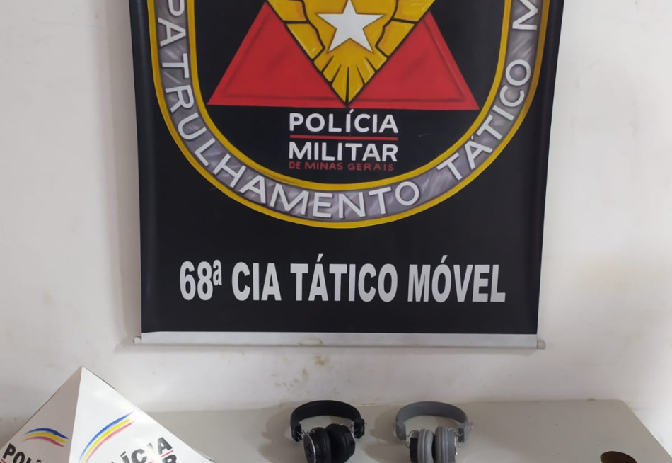 Menores são apreendidos em Nova Serrana acusados de roubarem aparelhos celulares e fones de ouvido