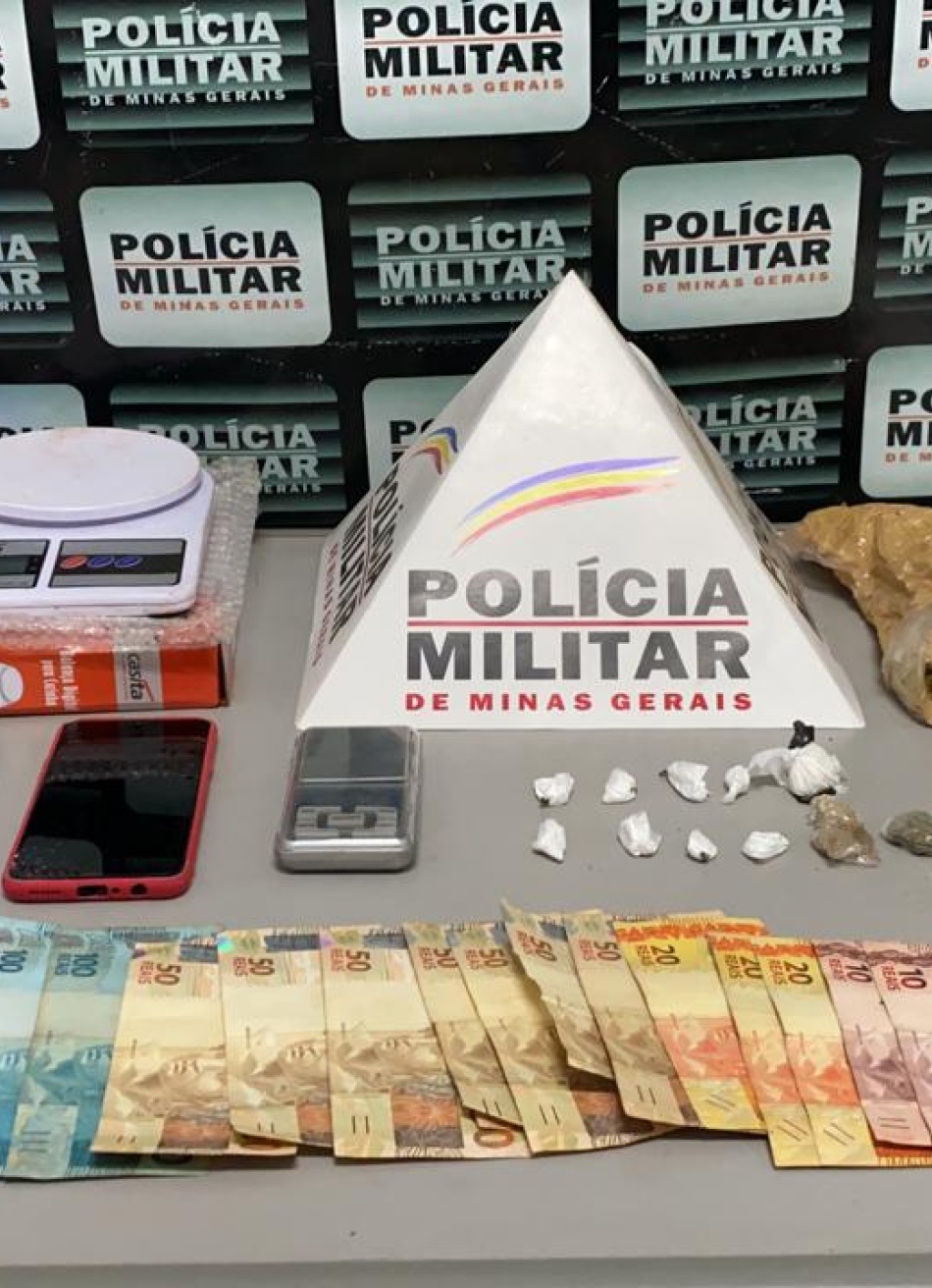 Casal é preso por tráfico de drogas em Pará de Minas
