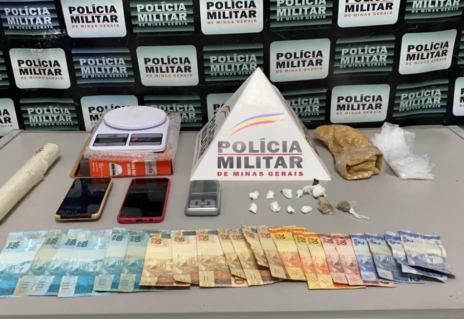Casal é preso por tráfico de drogas em Pará de Minas