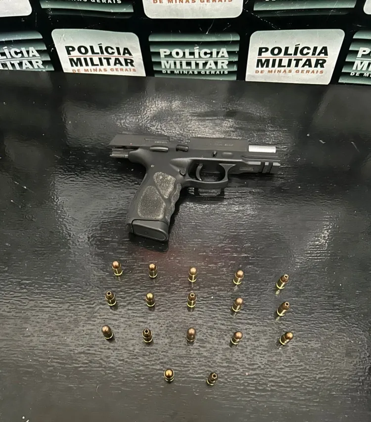 Pará de Minas – Discussão entre vizinhos termina com disparo de arma de fogo no bairro São Pedro; PM prende envolvidos e apreende pistola