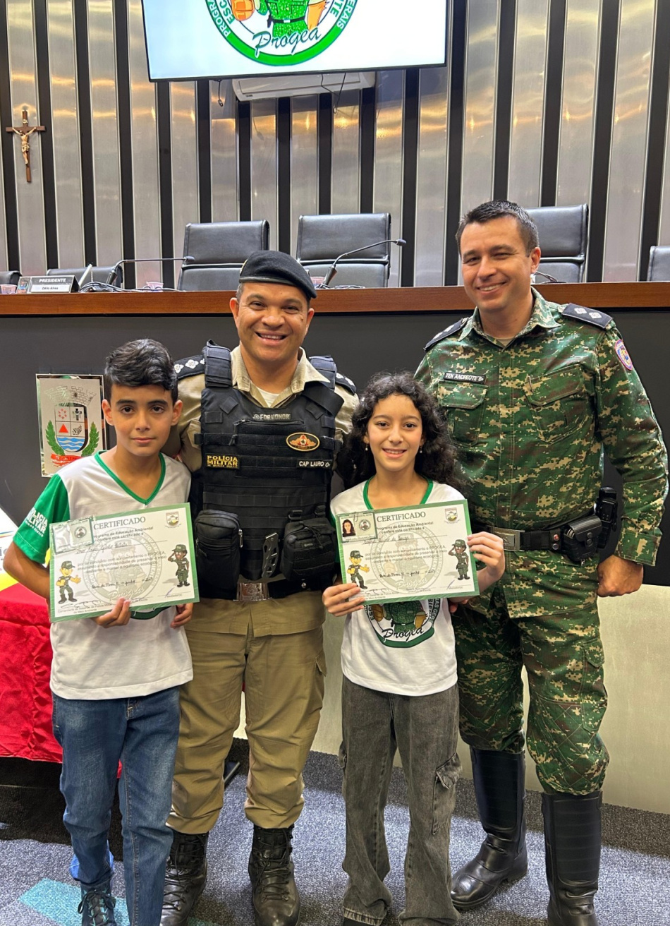 Pará de Minas – Polícia Militar de Meio Ambiente Realiza Formatura do PROGEA com Escolas Municipais