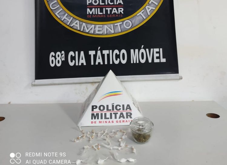 Polícia Militar apreendeu adolescente com drogas em Nova Serrana