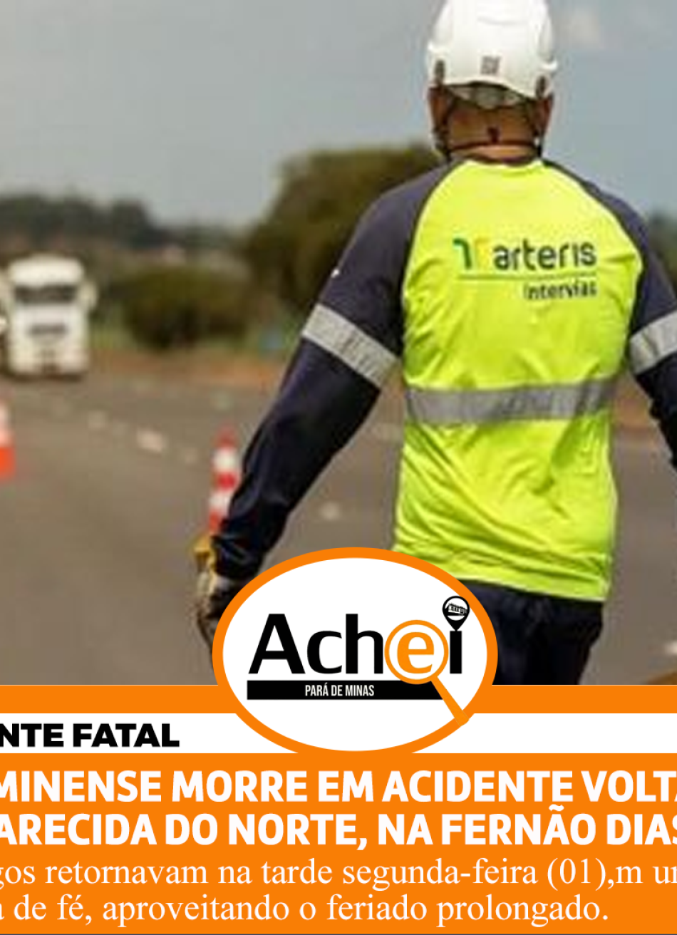 MOTOCICLISTA PARAMINENSE MORRE VOLTANDO DE ROMARIA