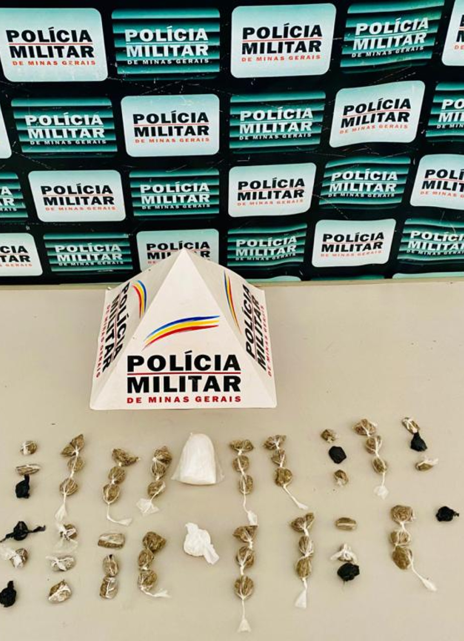 Rapaz de 20 anos é preso no Santos Dumont por tráfico de drogas