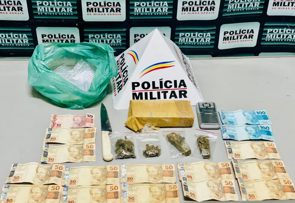 Casal é preso em Pará de Minas por tráfico de drogas