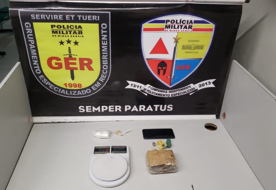 Menor de 16 anos é preso em Divinópolis suspeito de tráfico de drogas