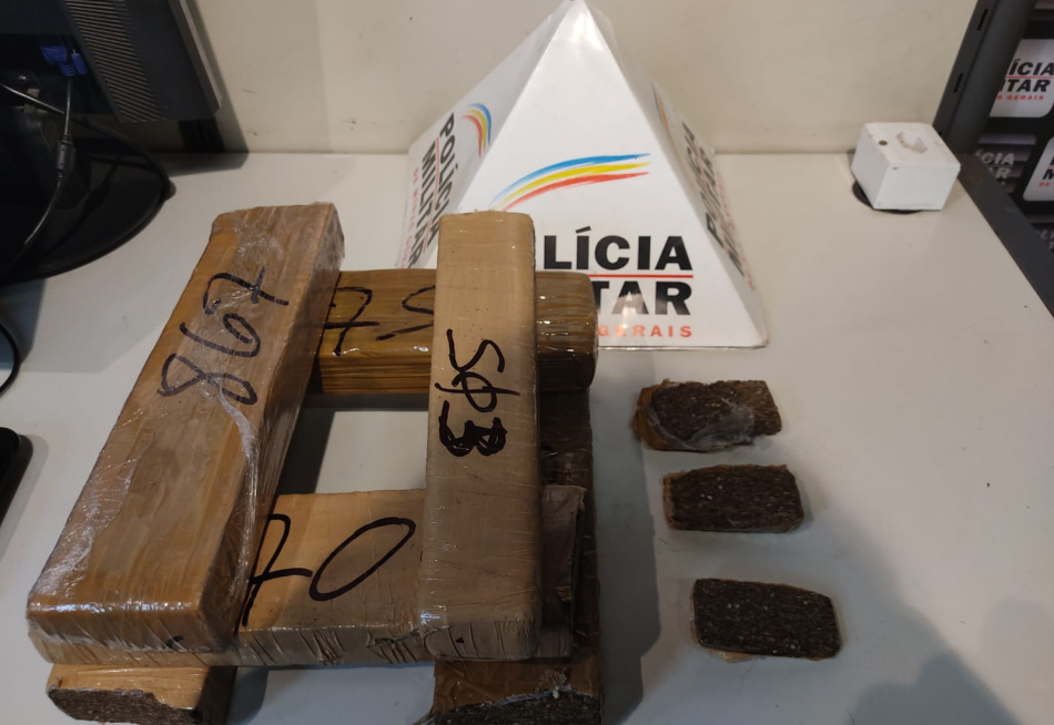 Rapaz é preso em Divinópolis com grande quantidade de maconha