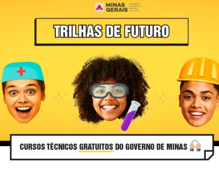 Projeto Trilhas de Futuro abre inscrições para cursos técnicos gratuitos voltados aos jovens mineiros