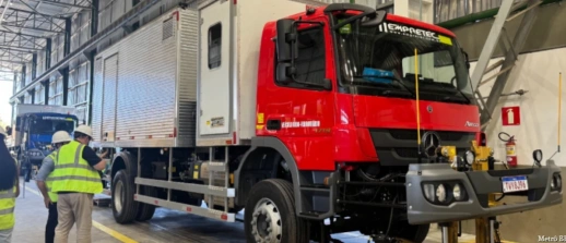 Metrô da Região Metropolitana de Belo Horizonte recebe equipamentos de manutenção de última geração