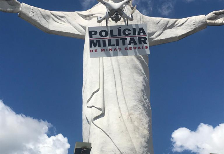 Polícia Militar utiliza drone durante Operação Natalina em Pará de Minas