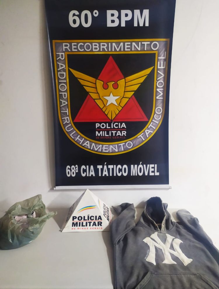 Polícia Militar prende rapaz em Nova Serrana e recupera moto e blusa