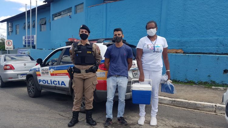 Polícia Militar faz escolta de remessas de vacinas para Pará de Minas e cidades vizinhas