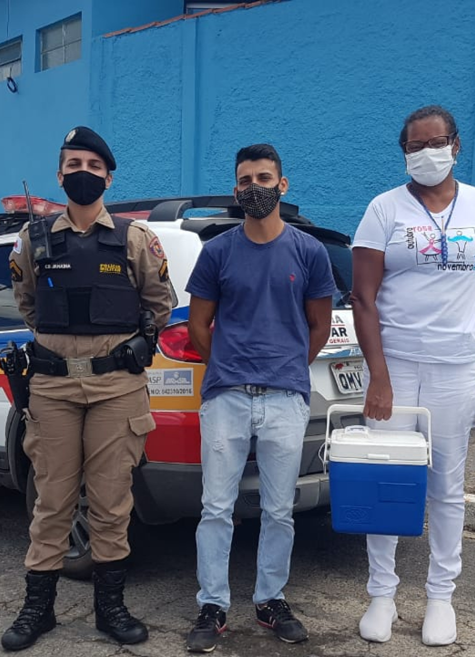 Polícia Militar faz escolta de remessas de vacinas para Pará de Minas e cidades vizinhas