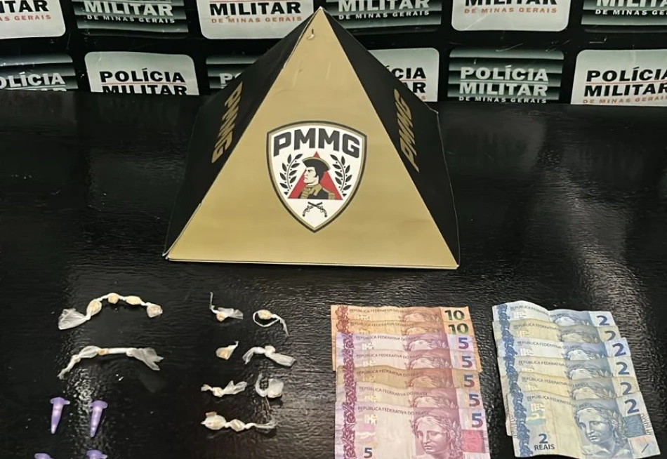 Adolescentes são apreendidos por envolvimento com tráfico de drogas no bairro Cecília Meireles.