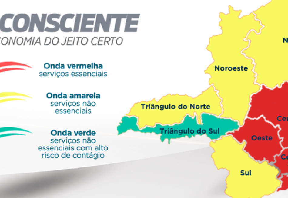 Comitê Extraordinário da Covid-19 regride regiões Oeste, da qual Pará de Minas faz parte, e centro do estado para a onda vermelha do programa Minas Consciente