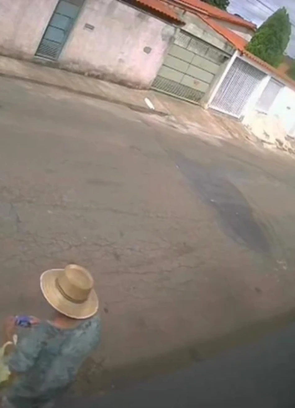 Família relata dificuldades para ajudar idoso flagrado consumindo restos de comida em lixeira no bairro São Pedro