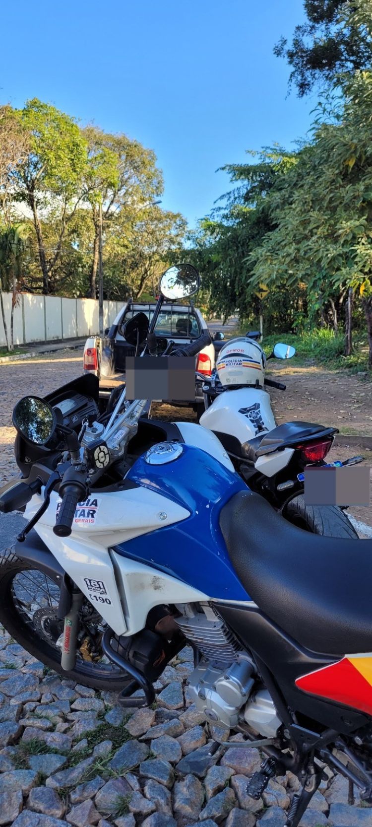 GEPMOR realiza operação preventiva em Ascenção e apreende motocicleta irregular.