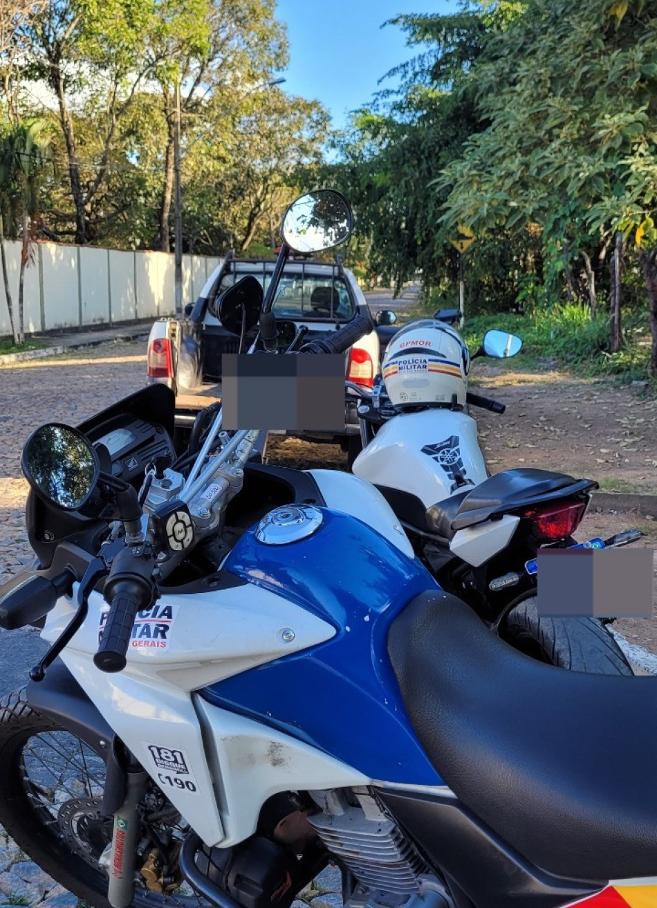 GEPMOR realiza operação preventiva em Ascenção e apreende motocicleta irregular.
