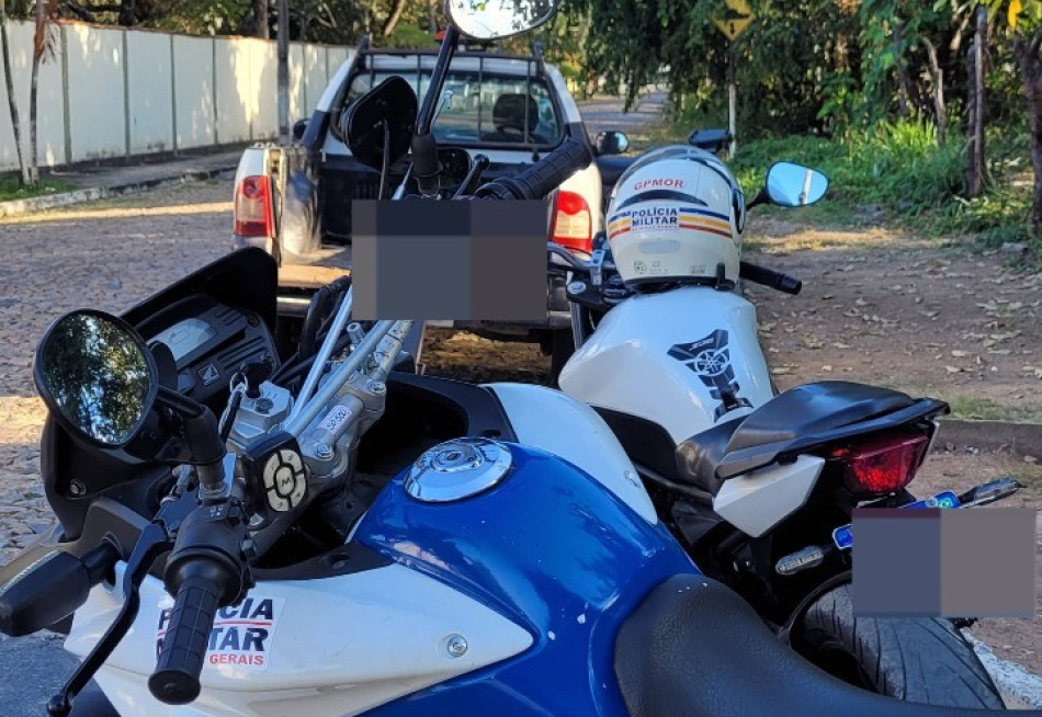 GEPMOR realiza operação preventiva em Ascenção e apreende motocicleta irregular.