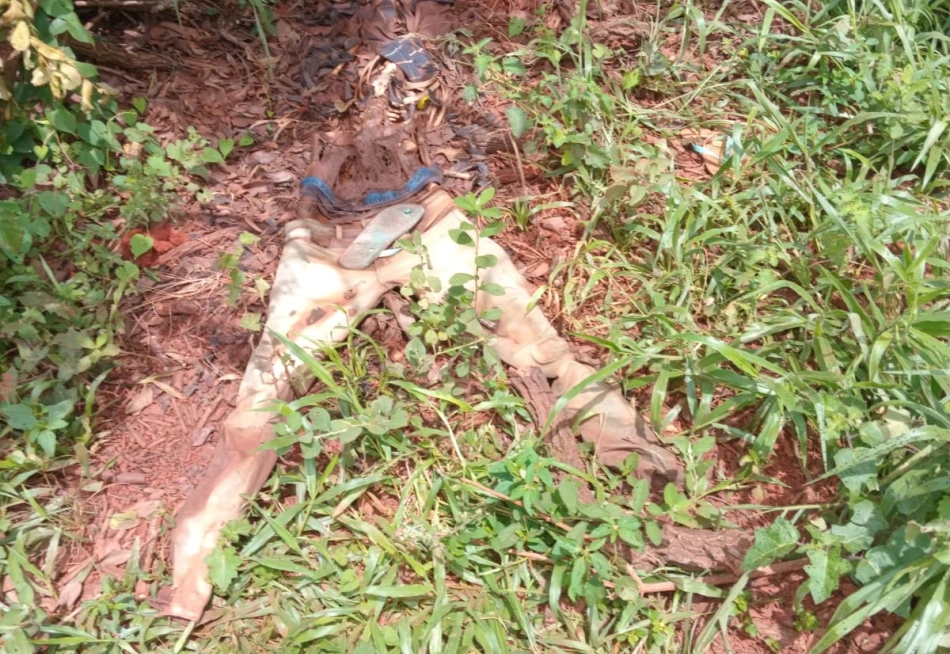 Trabalhador rural, encontra ossada humana em Papagaios.