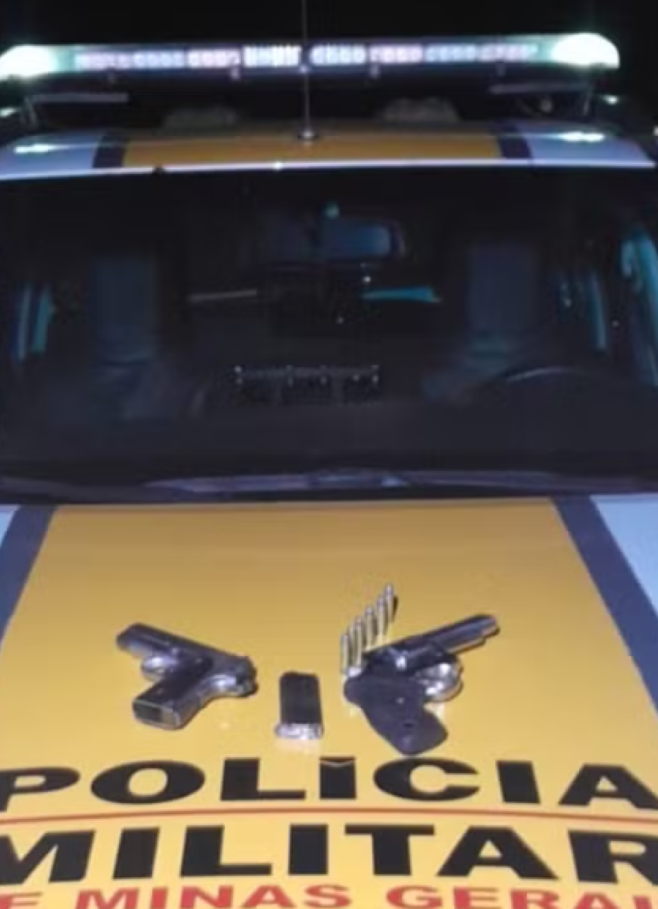 Homem é preso com armas em carro de aplicativo na BR-352