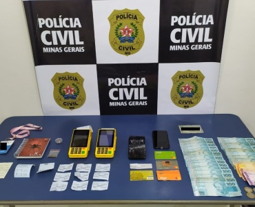 Suspeitos de aplicarem golpes com cartões de crédito em Campo Belo são presos pela Polícia Civil
