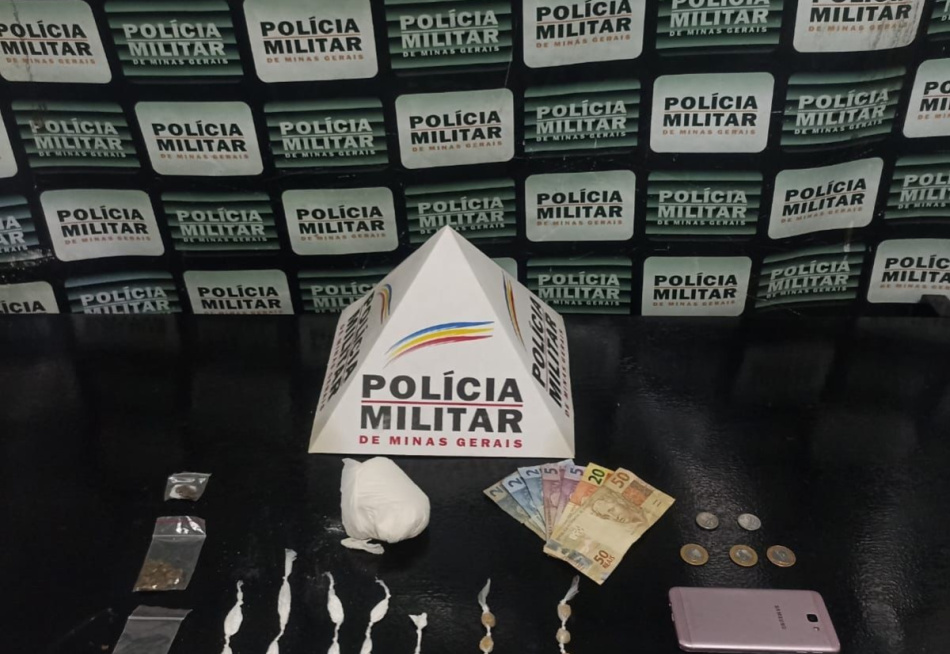 Pará de Minas: PM prende suspeitos por tráfico de drogas, cumprimento de mandado e receptação