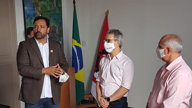 Governador Romeu Zema visita Pará de Minas e se reúne com o prefeito Elias Diniz e políticos da região