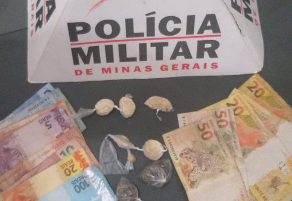 Polícia Militar apreende quatro menores e prende um adulto em Bom Despacho acusados de tráfico de drogas