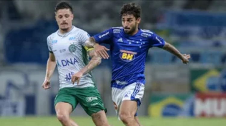 Mesmo com um jogador a menos, Cruzeiro mostra poder de reação e empata com o Guarani