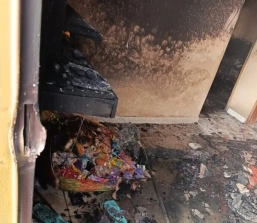 Incêndio destrói residência no bairro Bela Vista, em Formiga