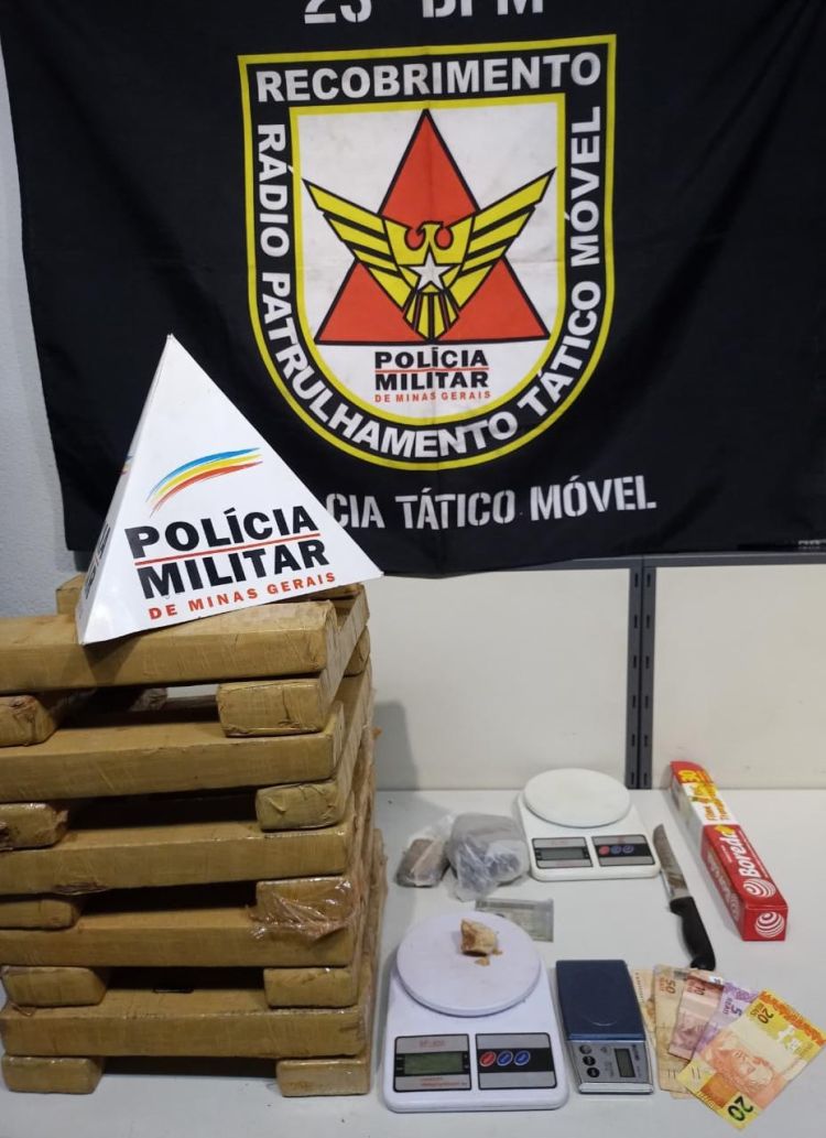 Polícia Militar faz grande apreensão de drogas em Divinópolis