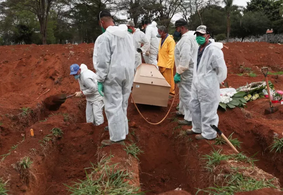 Brasil superou nessa terça-feira o recorde de mortes pela Covid-19