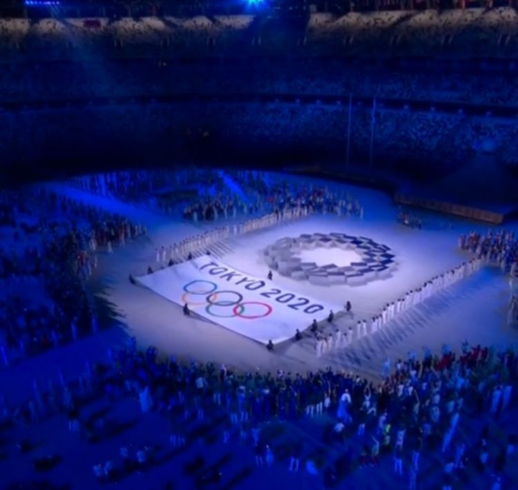 Brasil foi o país de número 151 a desfilar na cerimônia de abertura dos Jogos Olímpicos de Tóquio