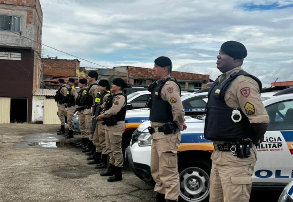 PM realiza Operação Presença em diversos bairros com apoio de Alunos Soldados em Pará de Minas