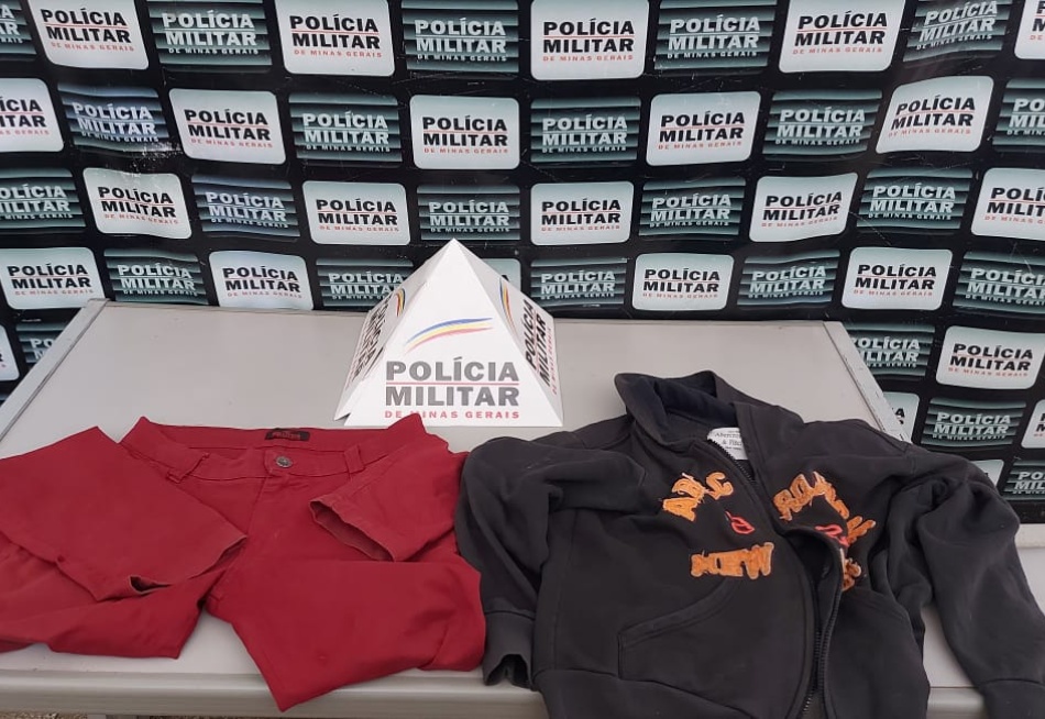 Acusado de roubo a um bar em Pará de Minas é preso após ser reconhecido pelo dono do estabelecimento através de uma calça de moletom