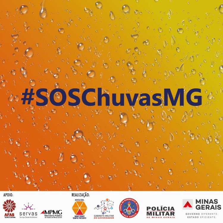 Polícia Militar participa de campanha solidária "SOS Chuvas" para ajudar vítimas das fortes chuvas no estado