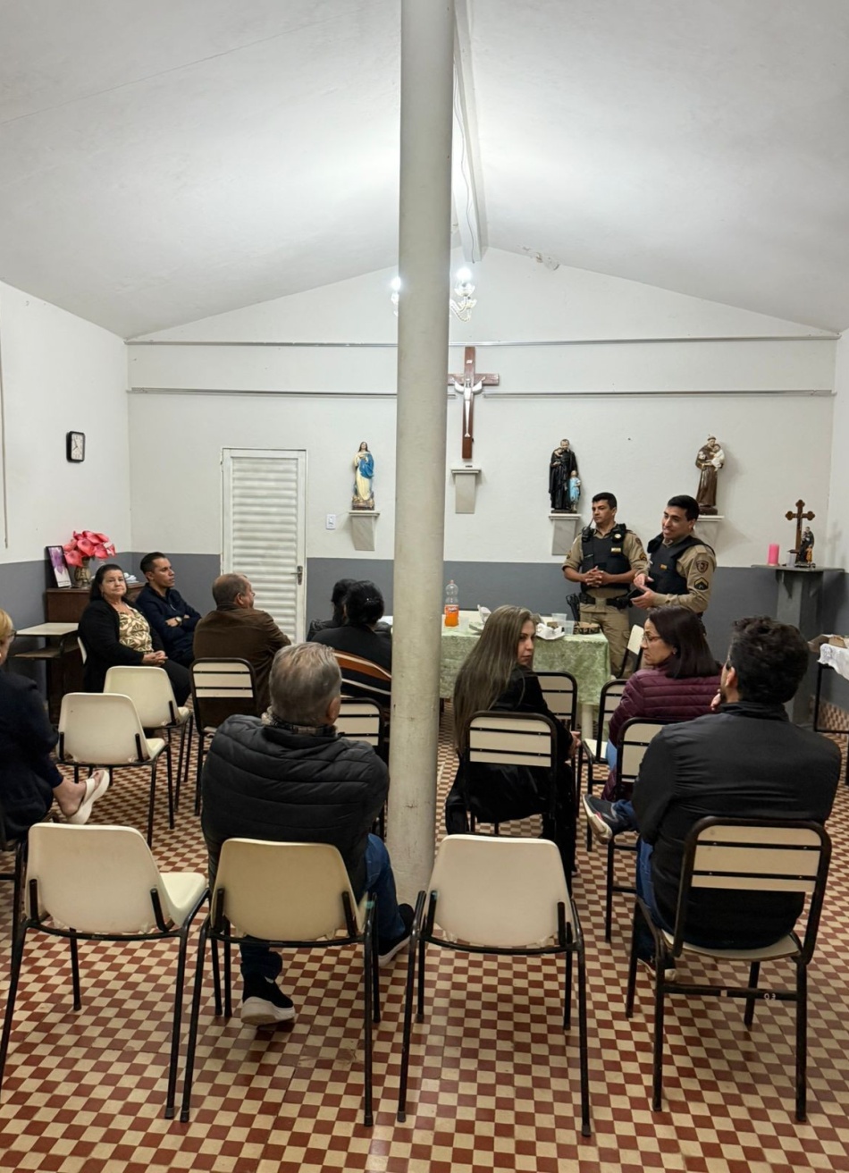 Polícia Militar promove reunião comunitária para implantação da Rede de Propriedades Rurais Protegidas na comunidade de Ascensão