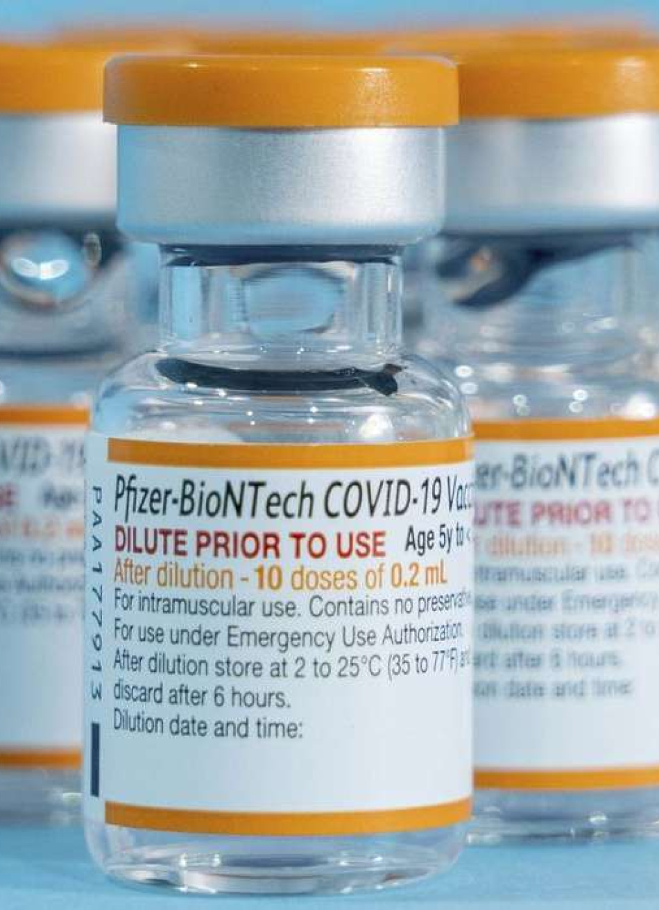 Chegou ao Brasil nesta segunda-feira um lote de 1,8 milhão de doses da vacina pediátrica da Pfizer contra Covid-19