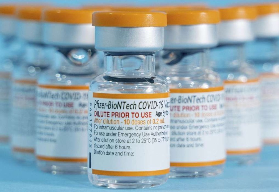 Chegou ao Brasil nesta segunda-feira um lote de 1,8 milhão de doses da vacina pediátrica da Pfizer contra Covid-19