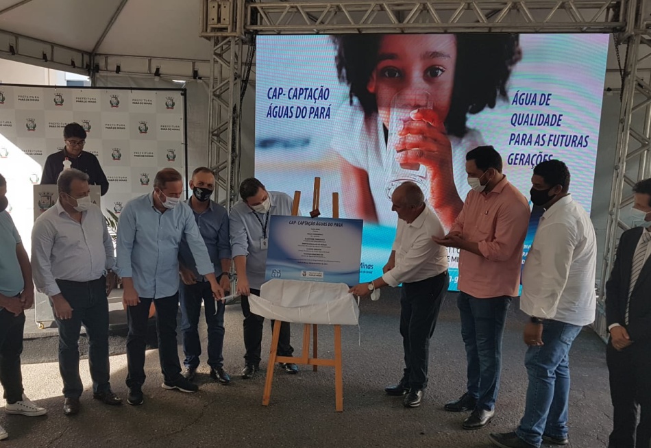 Novo sistema de captação de águas do município foi inaugurado pela prefeitura nesta segunda-feira