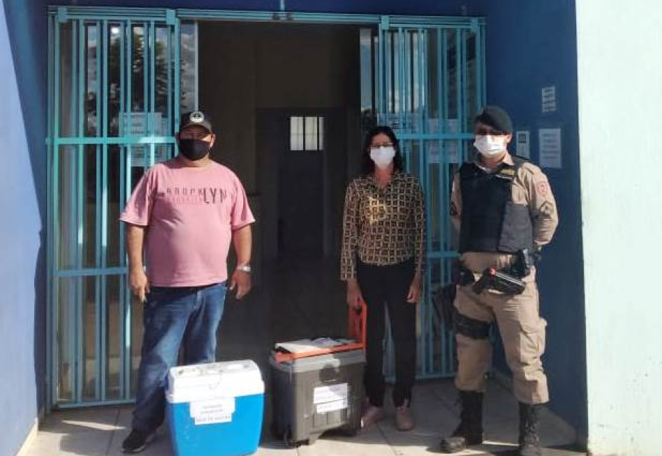 Polícia Militar escolta novas doses da vacina contra a Covid-19 para Pará de Minas e cidades vizinhas